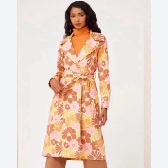 NWT Show Me Your Mumu, Nancy Trench in Retro Garden, Medium - Picture 2 of 8